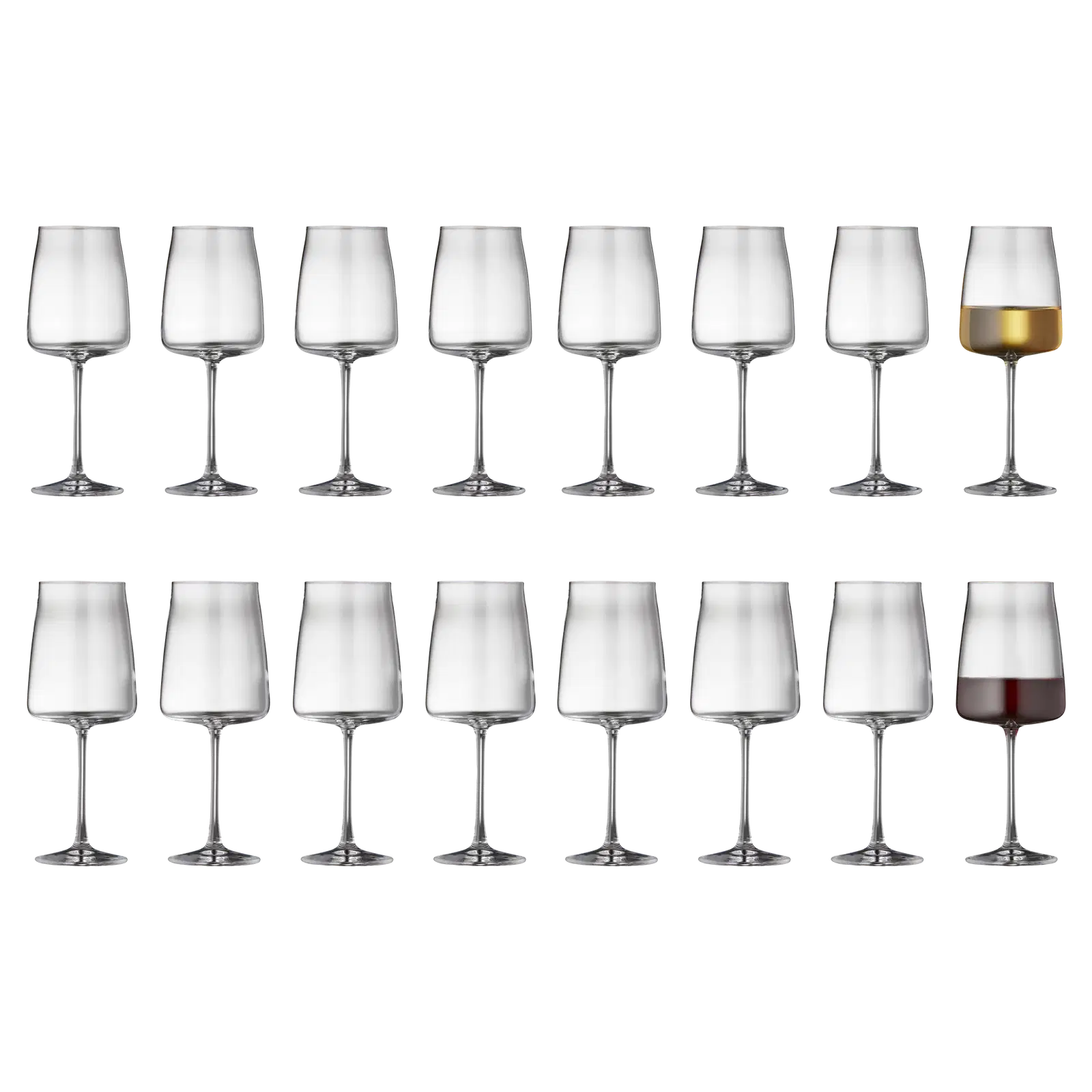 

Lyngby Glas Rød- og hvidvinsglas 16 dele, Zero 